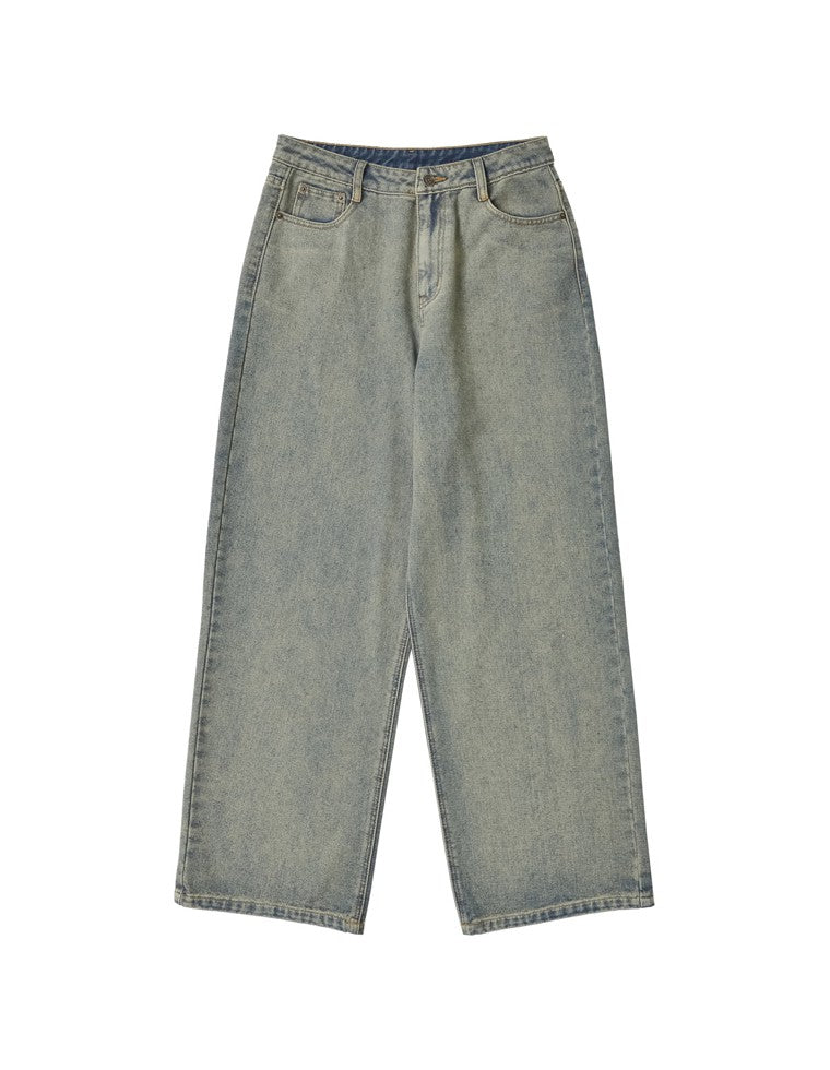 オーバーダイルーズデニムパンツ