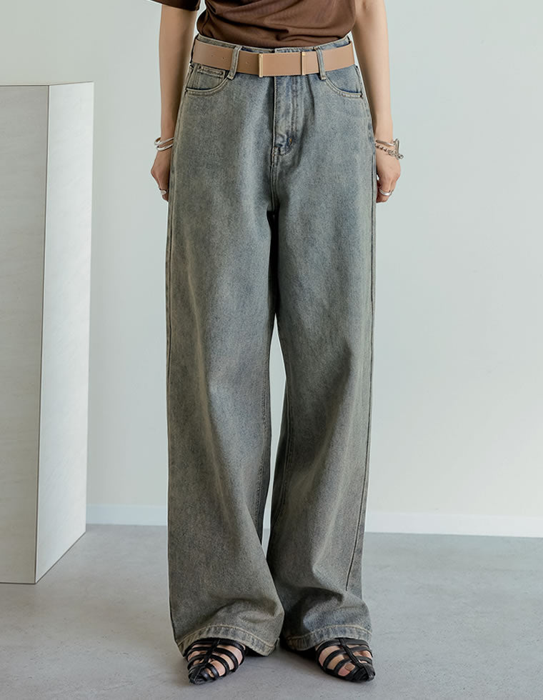 オーバーダイルーズデニムパンツ