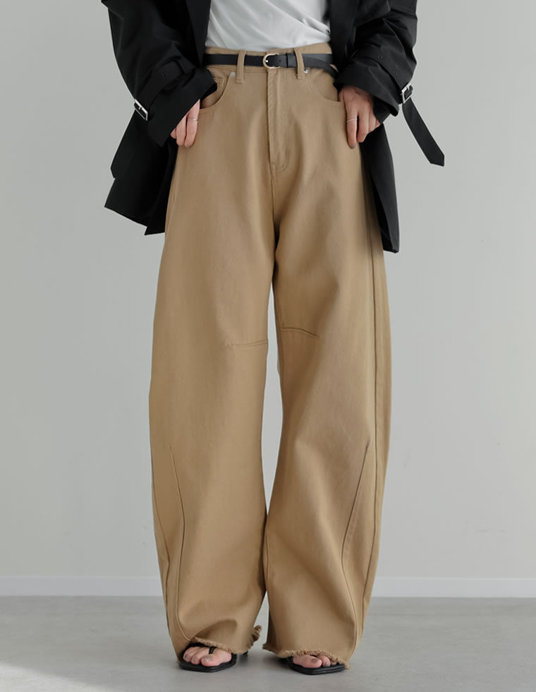 カツラギバレルレッグカーブパンツ