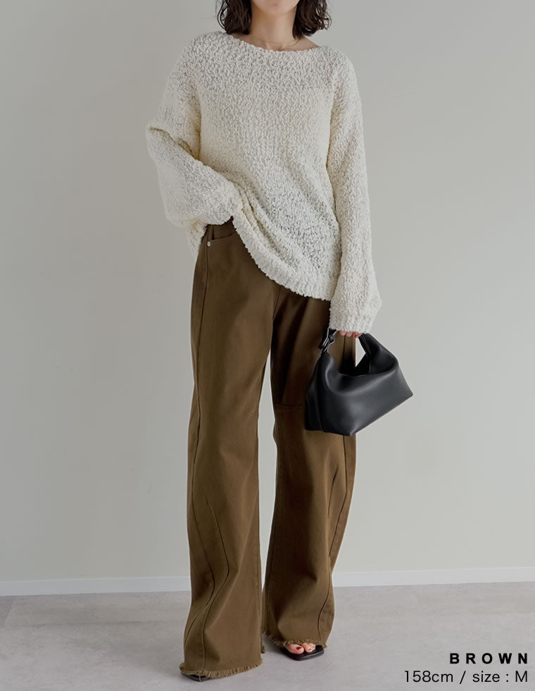 カツラギバレルレッグカーブパンツ